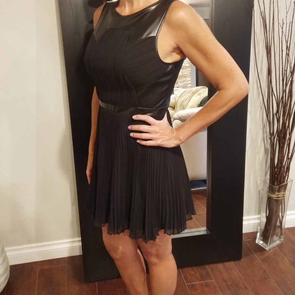 Black Leather Dress